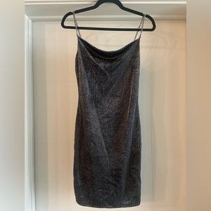 Metallic Mini Dress